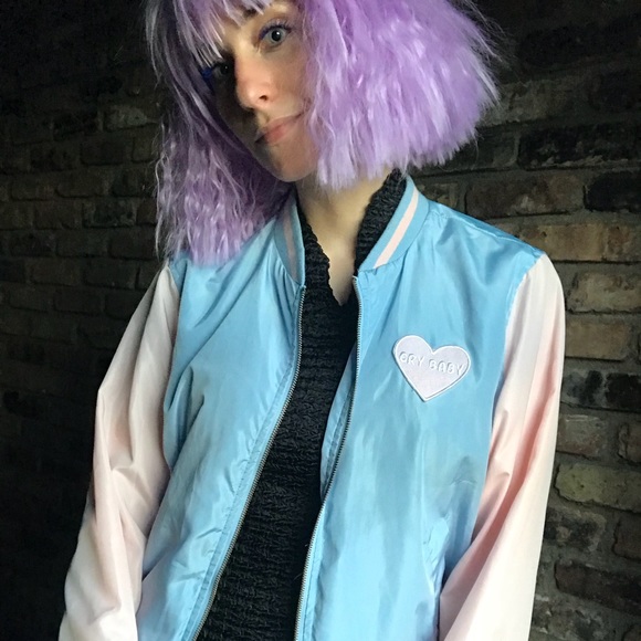 Crybaby varsity/letterman/bomber jacket almost new - Picture 2 of 8